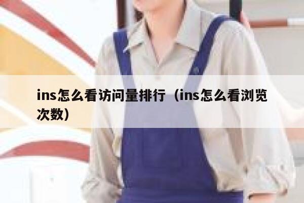 ins怎么看访问量排行（ins怎么看浏览次数） 第1张