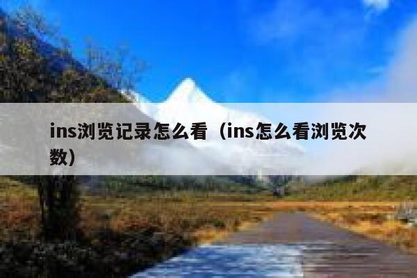 ins浏览记录怎么看（ins怎么看浏览次数） 第1张