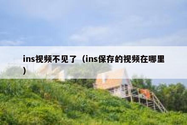 ins视频不见了（ins保存的视频在哪里） 第1张