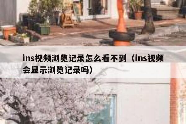 ins视频浏览记录怎么看不到（ins视频会显示浏览记录吗） 第1张