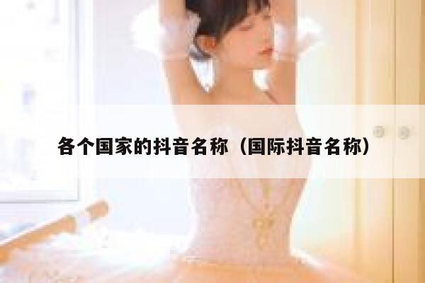 各个国家的抖音名称（国际抖音名称） 第1张