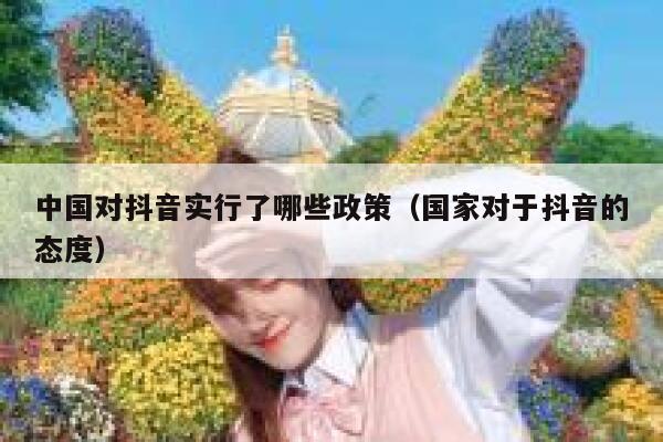 中国对抖音实行了哪些政策(国家对于抖音的态度) 第1张 中国对抖音实行了哪些政策(国家对于抖音的态度) 第1张