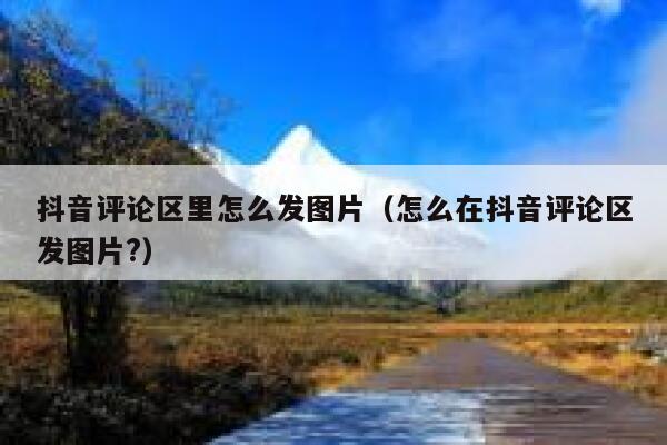 抖音评论区里怎么发图片(怎么在抖音评论区发图片?) 第1张 抖音评论区里怎么发图片(怎么在抖音评论区发图片?) 第1张