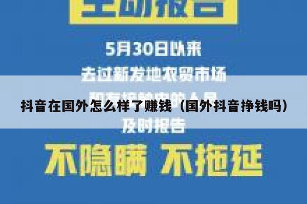 抖音在国外怎么样了赚钱(国外抖音挣钱吗) 第1张 抖音在国外怎么样了赚钱(国外抖音挣钱吗) 第1张