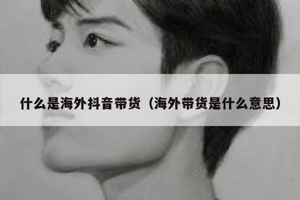 什么是海外抖音带货（海外带货是什么意思） 第1张