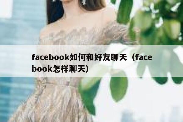 facebook如何和好友聊天（facebook怎样聊天） 第1张