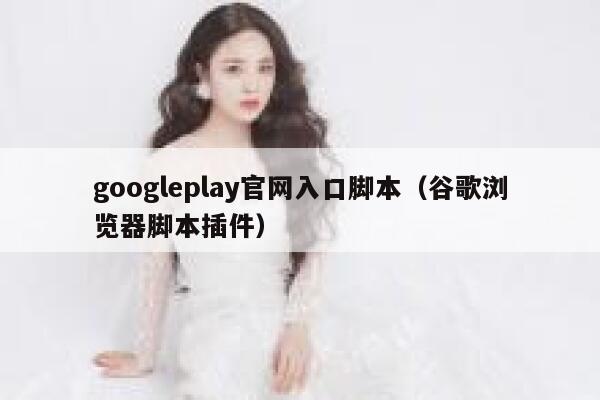 googleplay官网入口脚本（谷歌浏览器脚本插件） 第1张
