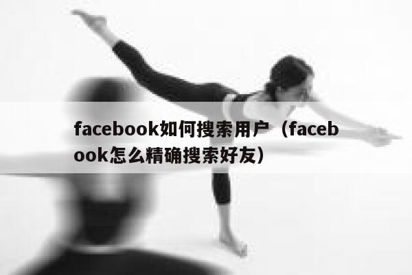 facebook如何搜索用户（facebook怎么精确搜索好友） 第1张
