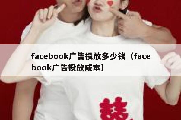 facebook广告投放多少钱（facebook广告投放成本） 第1张