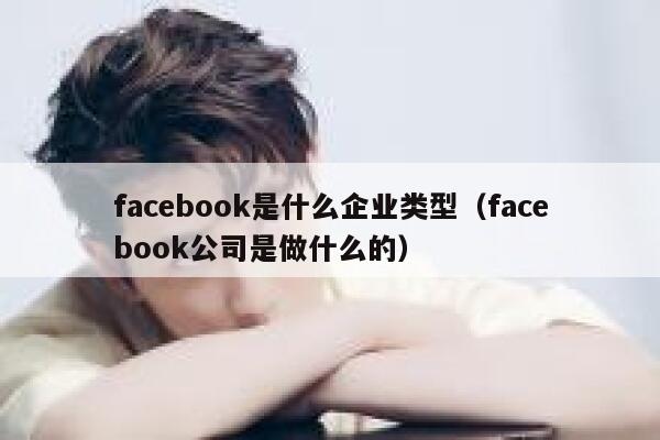 facebook是什么企业类型（facebook公司是做什么的） 第1张