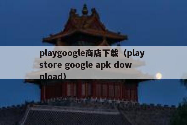 playgoogle商店下载（play store google apk download） 第1张