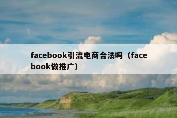 facebook引流电商合法吗（facebook做推广） 第1张