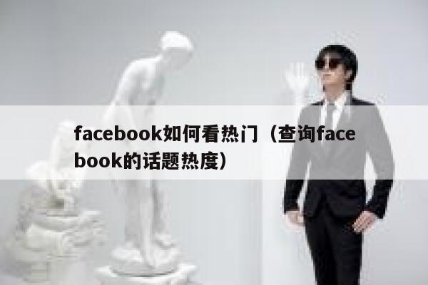 facebook如何看热门（查询facebook的话题热度） 第1张