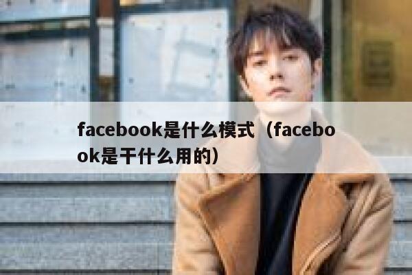 facebook是什么模式（facebook是干什么用的） 第1张