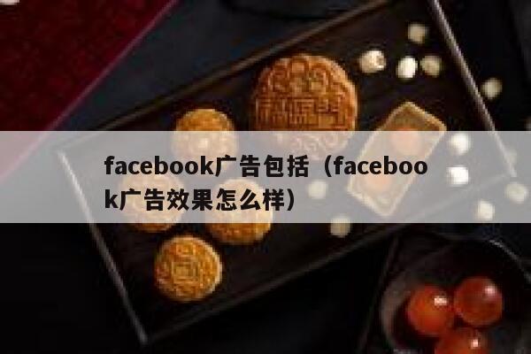 facebook广告包括（facebook广告效果怎么样） 第1张
