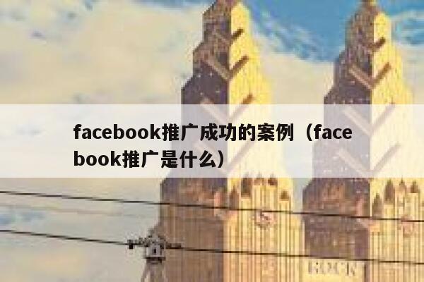 facebook推广成功的案例(facebook推广是什么) 第1张 facebook推广成功的案例(facebook推广是什么) 第1张