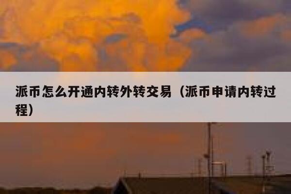 派币怎么开通内转外转交易（派币申请内转过程） 第1张