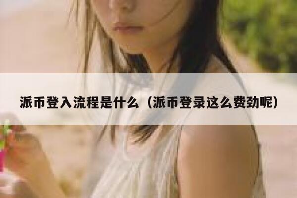 派币登入流程是什么（派币登录这么费劲呢） 第1张