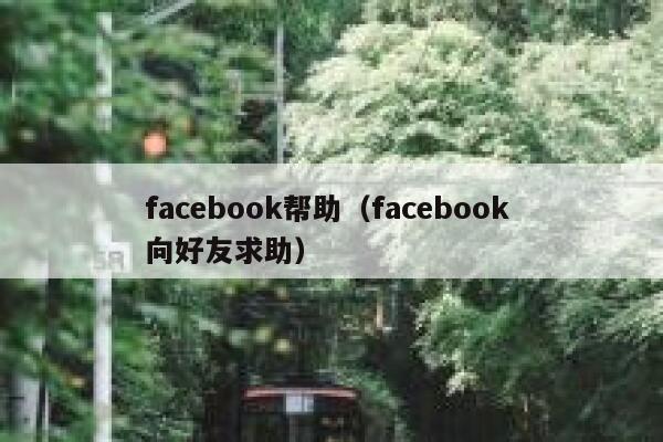 facebook帮助(facebook 向好友求助) 第1张 facebook帮助(facebook 向好友求助) 第1张