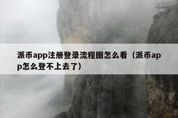 派币app注册登录流程图怎么看(派币app怎么登不上去了) 第1张 派币app注册登录流程图怎么看(派币app怎么登不上去了) 第1张