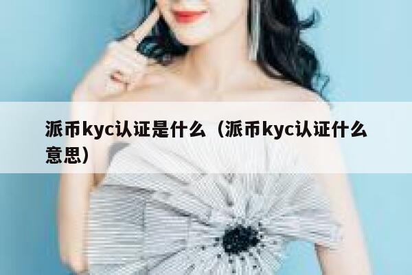 派币kyc认证是什么（派币kyc认证什么意思） 第1张