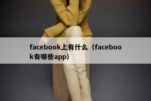 facebook上有什么（facebook有哪些app） 第1张
