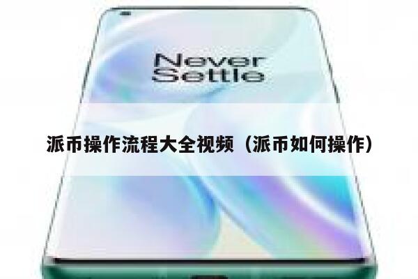 派币操作流程大全视频（派币如何操作） 第1张