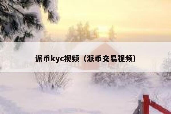 派币kyc视频(派币交易视频) 第1张 派币kyc视频(派币交易视频) 第1张