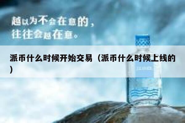 派币什么时候开始交易（派币什么时候上线的） 第1张