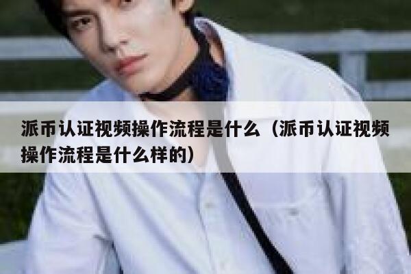 派币认证视频操作流程是什么（派币认证视频操作流程是什么样的） 第1张