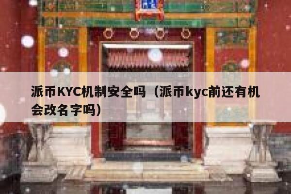 派币KYC机制安全吗（派币kyc前还有机会改名字吗） 第1张