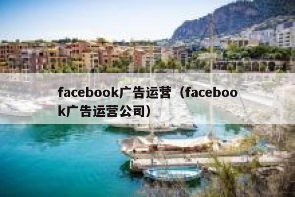 facebook广告运营（facebook广告运营公司） 第1张