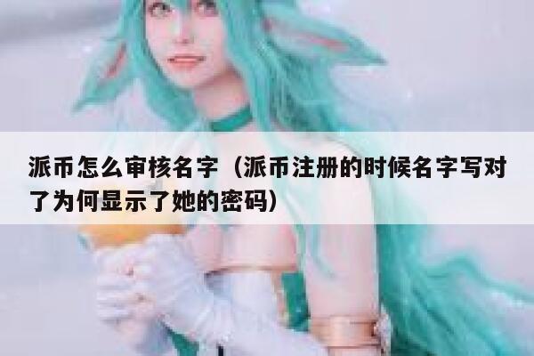 派币怎么审核名字（派币注册的时候名字写对了为何显示了她的密码） 第1张
