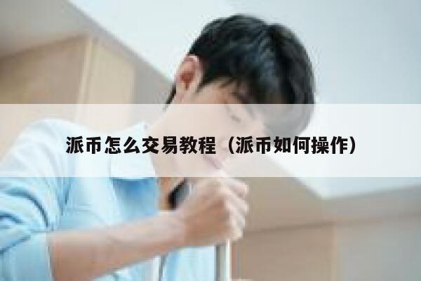 派币怎么交易教程（派币如何操作） 第1张