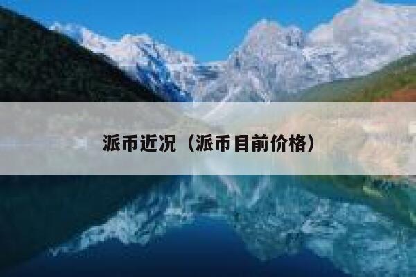 派币近况（派币目前价格） 第1张