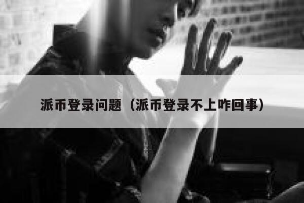 派币登录问题（派币登录不上咋回事） 第1张