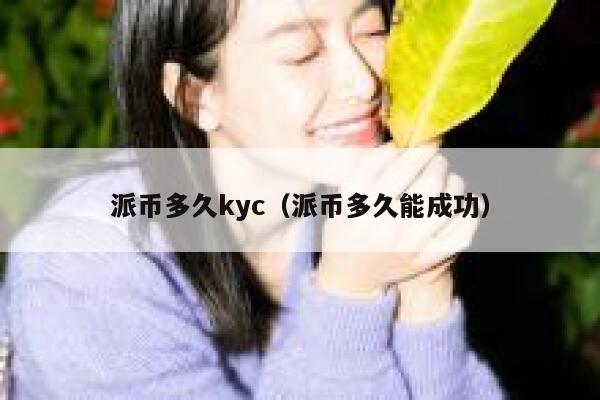 派币多久kyc（派币多久能成功） 第1张