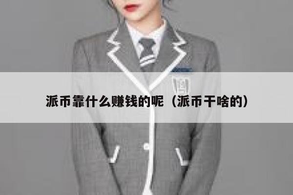 派币靠什么赚钱的呢（派币干啥的） 第1张