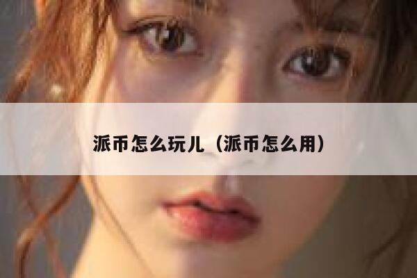 派币怎么玩儿（派币怎么用） 第1张