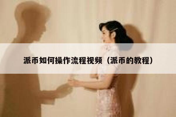 派币如何操作流程视频（派币的教程） 第1张