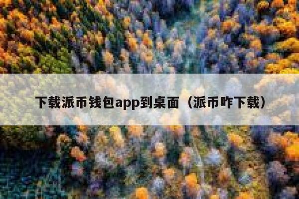 下载派币钱包app到桌面（派币咋下载） 第1张