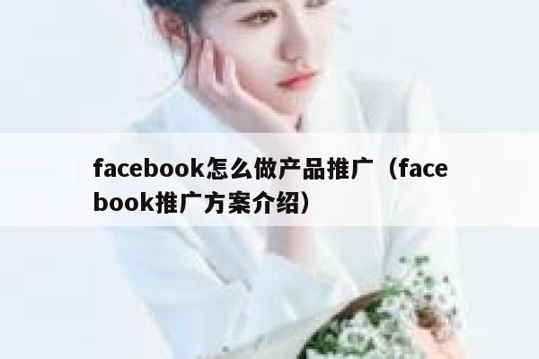 facebook怎么做产品推广（facebook推广方案介绍） 第1张