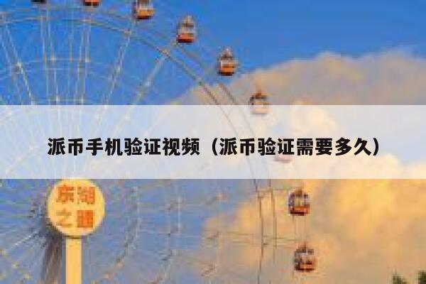 派币手机验证视频（派币验证需要多久） 第1张