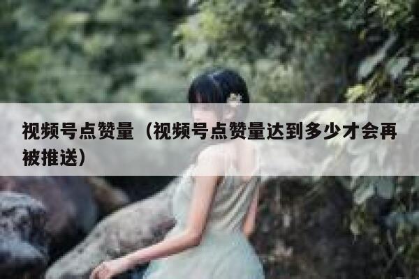 视频号点赞量（视频号点赞量达到多少才会再被推送） 第1张