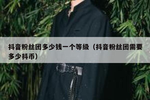 抖音粉丝团多少钱一个等级(抖音粉丝团需要多少抖币) 第1张 抖音粉丝团多少钱一个等级(抖音粉丝团需要多少抖币) 第1张