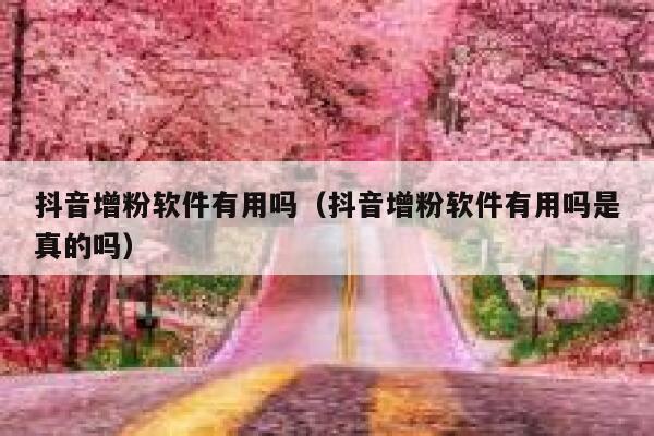 抖音增粉软件有用吗(抖音增粉软件有用吗是真的吗) 第1张 抖音增粉软件有用吗(抖音增粉软件有用吗是真的吗) 第1张