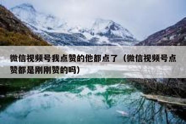 微信视频号我点赞的他都点了（微信视频号点赞都是刚刚赞的吗） 第1张