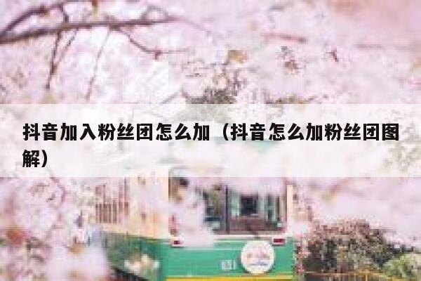 抖音加入粉丝团怎么加(抖音怎么加粉丝团图解) 第1张 抖音加入粉丝团怎么加(抖音怎么加粉丝团图解) 第1张