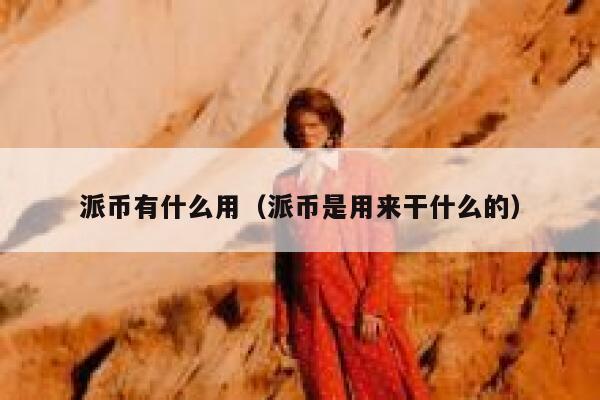 派币有什么用（派币是用来干什么的） 第1张