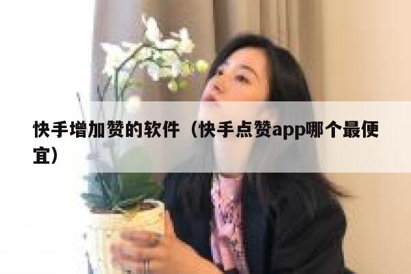 快手增加赞的软件（快手点赞app哪个最便宜） 第1张